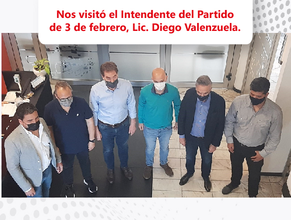 Visita del Intendente del Partido de 3 de febrero 