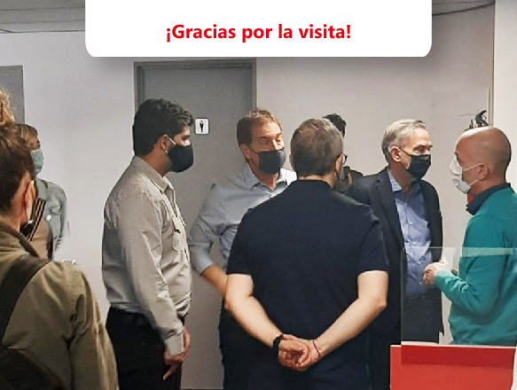 Visita del Intendente del Partido de 3 de febrero 